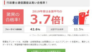 フォーサイト 行政書士 通信講座